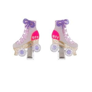 Lilies & Roses Roller Skate Alligator Clips